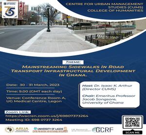 Workshop on Mainstreaming Sidewalks in Road Transport Infrastructural Development