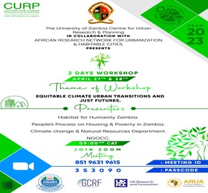Workshop on Equitable Climate Urban Transitions and Just Futures