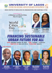 Webinar Presentation On World Cities Day In Lagos